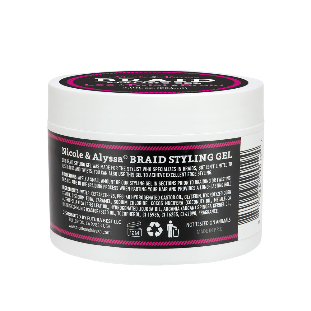 BRAID STYLING GEL Loc★Twist★Braid nicole & alyssa