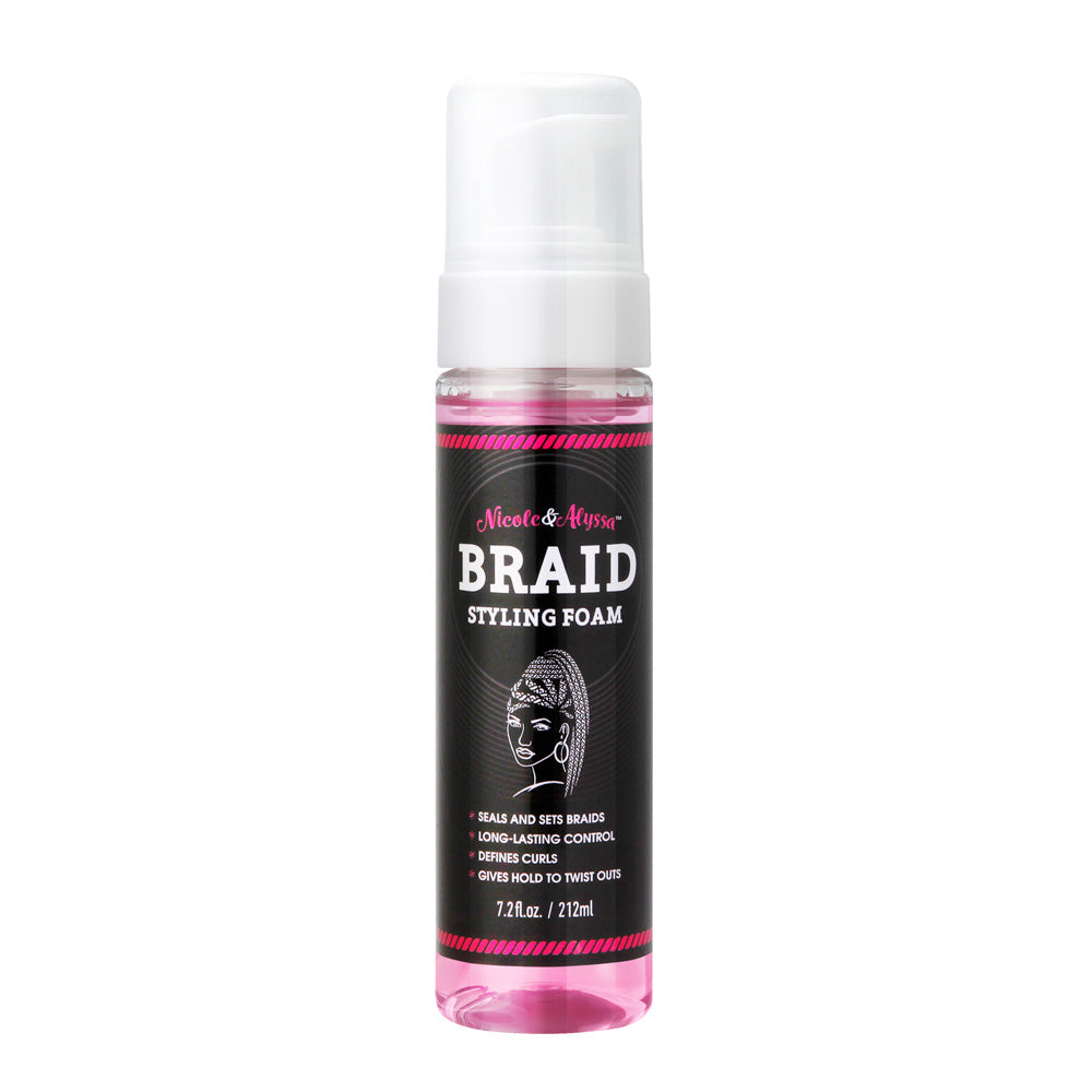 Braid Styling Gel 8 oz and Braid Styling Foam 7.2 oz Combo